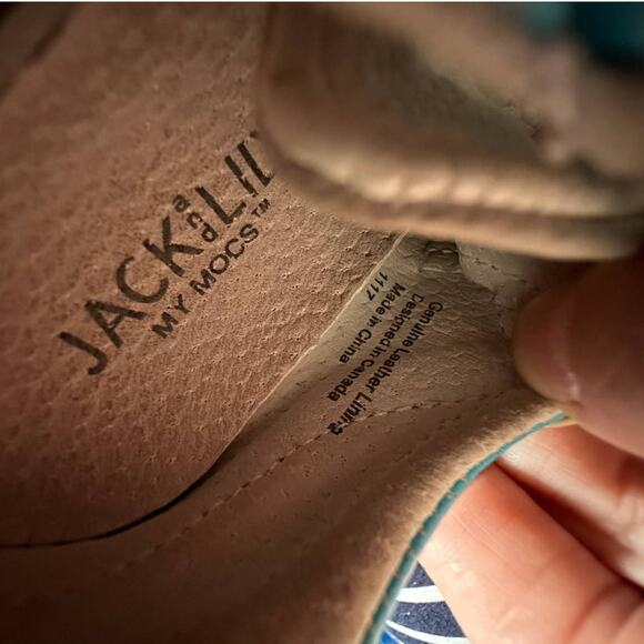 Jack and Lily My Mocs Palm Trees Waves Shoes - Picture 3 of 7